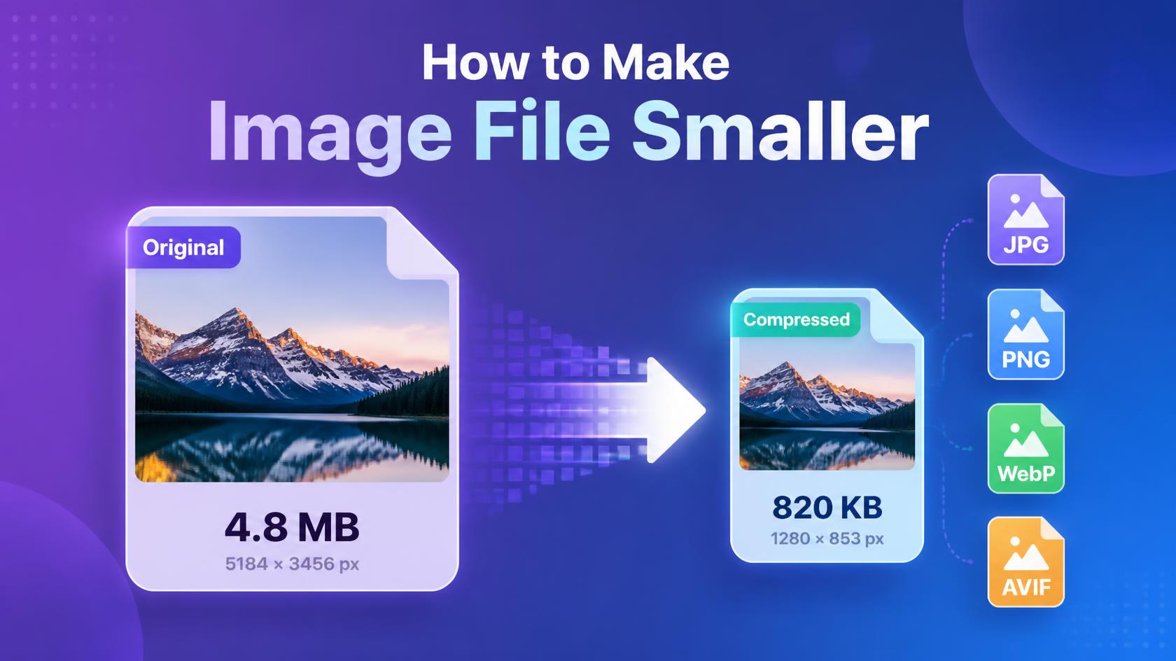 How to Make Image File Smaller